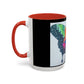Colorful Butterfly Accent Coffee Mug, Inspirational Gift for Nature Lovers, Artistic Ceramic Cup, Perfect for Home & Office