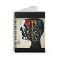 Artistic Spiral Notebook - Ruled Lines, Creative Journal, Sketchbook, Gift for Students, Unique Artwork, Mindfulness