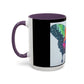 Colorful Butterfly Accent Coffee Mug, Inspirational Gift for Nature Lovers, Artistic Ceramic Cup, Perfect for Home & Office
