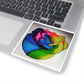 Vibrant Rose Kiss-Cut Stickers – Colorful Floral Decals for Laptop, Water Bottles, Scrapbooking, Art Projects, Gifts