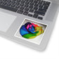 Vibrant Rose Kiss-Cut Stickers – Colorful Floral Decals for Laptop, Water Bottles, Scrapbooking, Art Projects, Gifts