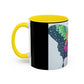 Colorful Butterfly Accent Coffee Mug, Inspirational Gift for Nature Lovers, Artistic Ceramic Cup, Perfect for Home & Office