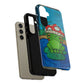 Frog Design Phone Case - Cute Nature Lover Gift, Green Frog Tough Cases for Dog Lovers, Kids, Birthday, Eco-Friendly Gift