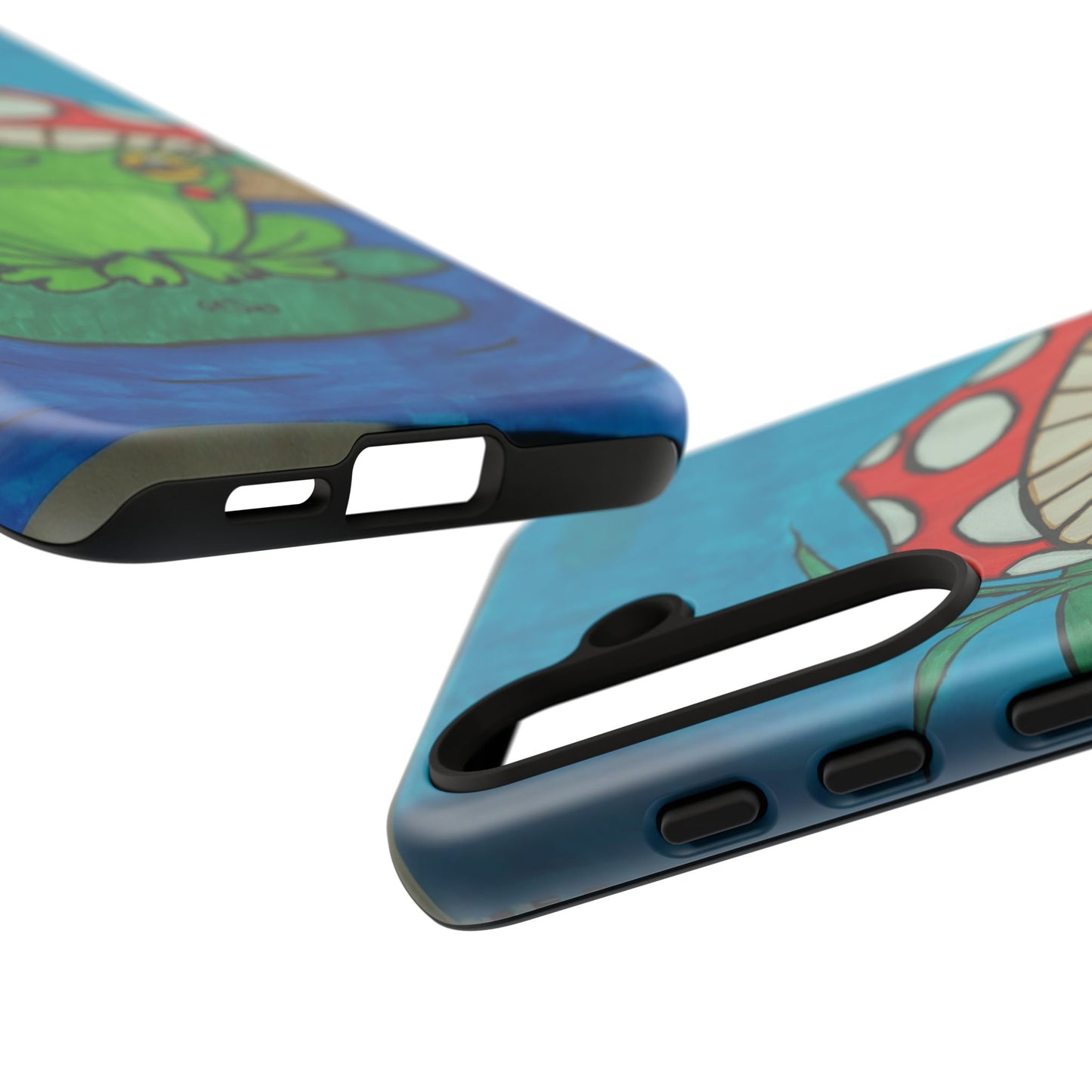 Frog Design Phone Case - Cute Nature Lover Gift, Green Frog Tough Cases for Dog Lovers, Kids, Birthday, Eco-Friendly Gift