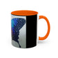 Colorful Butterfly Accent Coffee Mug, Inspirational Gift for Nature Lovers, Artistic Ceramic Cup, Perfect for Home & Office
