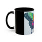 Colorful Butterfly Accent Coffee Mug, Inspirational Gift for Nature Lovers, Artistic Ceramic Cup, Perfect for Home & Office
