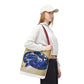 Vibrant Artistic Snake Tote Bag, Unique Eco-Friendly Bag, Perfect for Shopping, Beach, Travel, Art Lovers Gift