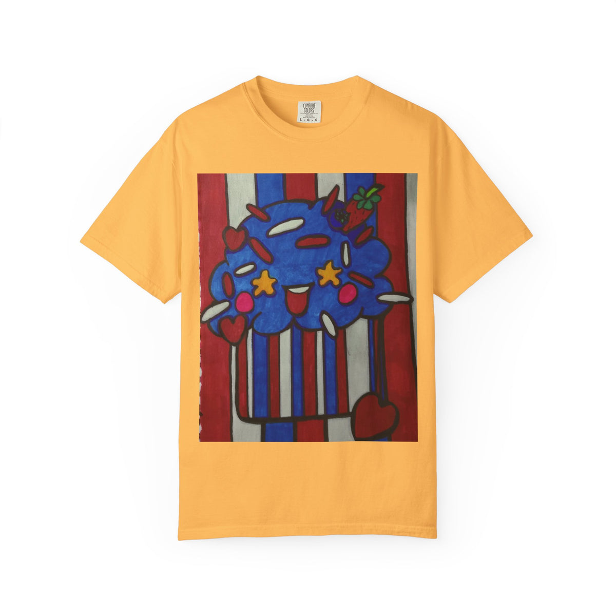 Colorful Cupcake T-shirt | Fun Unisex Tee | Casual Wear | Gift for Food Lovers | Cute Summer Tee