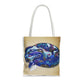 Vibrant Artistic Snake Tote Bag, Unique Eco-Friendly Bag, Perfect for Shopping, Beach, Travel, Art Lovers Gift