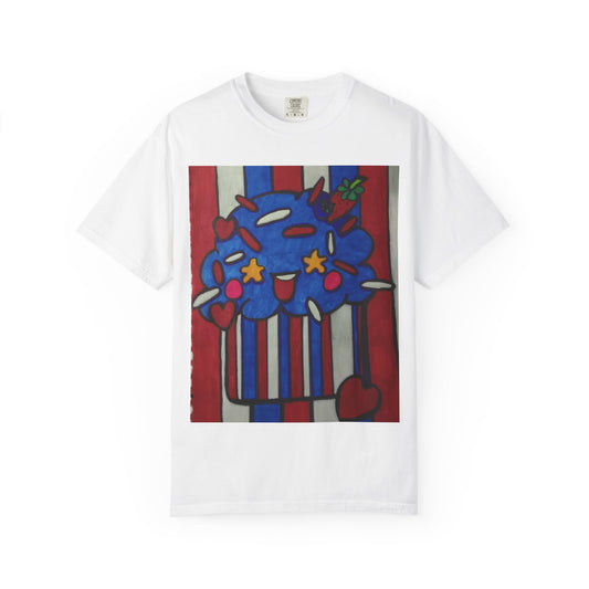 Colorful Cupcake T-shirt | Fun Unisex Tee | Casual Wear | Gift for Food Lovers | Cute Summer Tee
