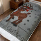 Cozy Christmas Plush Blanket, Holiday Gift, Winter Decor, Reindeer Design, Warm Throw, Merry Christmas Blanket
