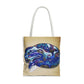 Vibrant Artistic Snake Tote Bag, Unique Eco-Friendly Bag, Perfect for Shopping, Beach, Travel, Art Lovers Gift
