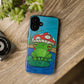 Frog Design Phone Case - Cute Nature Lover Gift, Green Frog Tough Cases for Dog Lovers, Kids, Birthday, Eco-Friendly Gift